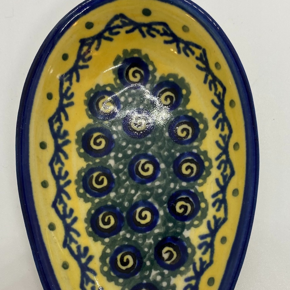 Polish Pottery Spoon Rest from Poland